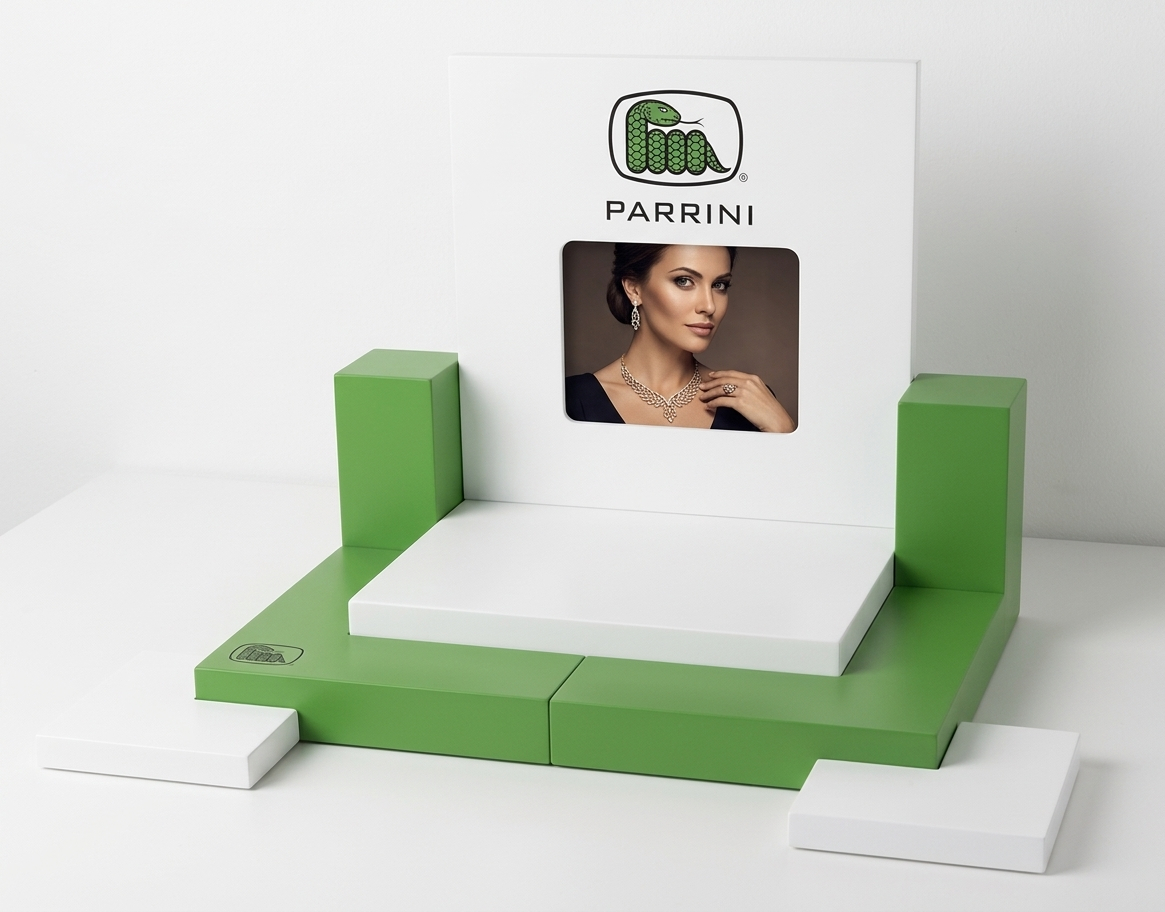 espositore banco modulare